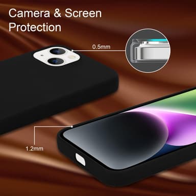 iPhone 14 PLUS Suojakuori Kotelo Case (Musta)