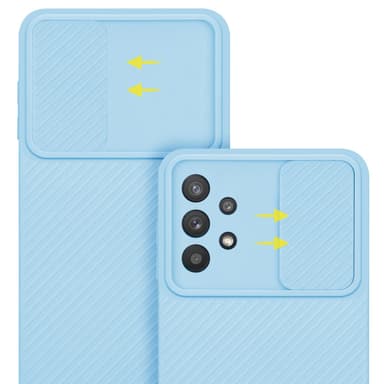 Samsung Galaxy A32 5G Suojakuori Kotelo (Sininen)