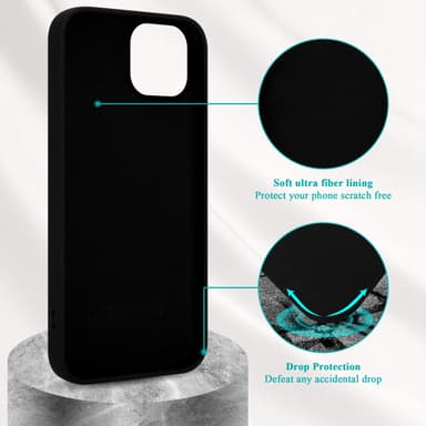 iPhone 14 PLUS Suojakuori Kotelo Case (Musta)