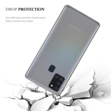 Samsung Galaxy A21s Suojakuori Kotelo (Läpinäkyvä)