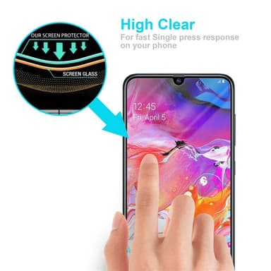 Samsung Galaxy A70 / A70s Näytönsuoja Karkaistu lasi