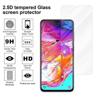 Samsung Galaxy A70 / A70s Näytönsuoja Karkaistu lasi