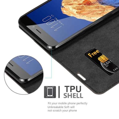 ZTE Nubia N1 Suojakuori Lompakkokotelo (Ruskea)