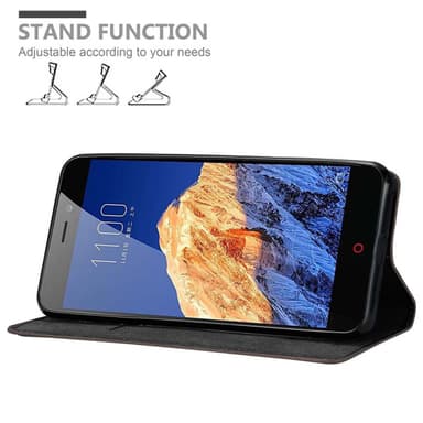 ZTE Nubia N1 Suojakuori Lompakkokotelo (Ruskea)
