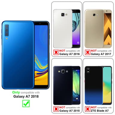 Samsung Galaxy A7 2018 3x Suojakalvo Karkaistu lasi