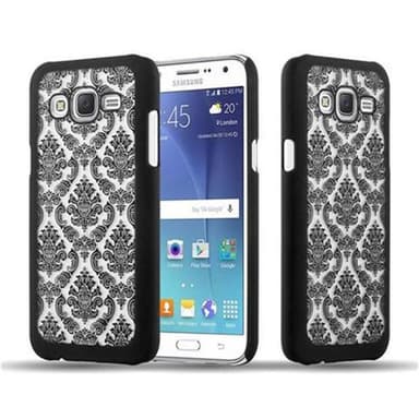 Samsung Galaxy J7 2015 Suojakuori Cover (Musta)