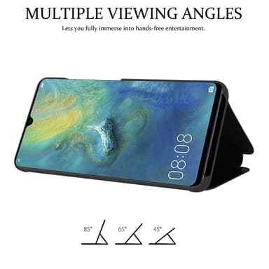 Suojakuori Huawei MATE 20 Lompakkokotelo (Musta)