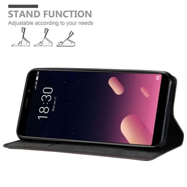 MEIZU M6S Suojakuori Lompakkokotelo (Ruskea)