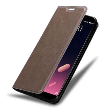 MEIZU M6S Suojakuori Lompakkokotelo (Ruskea)