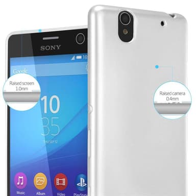 Sony Xperia C4 Suojakuori Kotelo (Hopea)