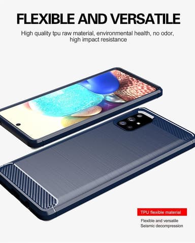 Suojakuori Samsung Galaxy A71 5G Kotelo (Sininen)