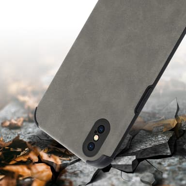 iPhone X / XS Suojakuori Case Kotelo (harmaa)