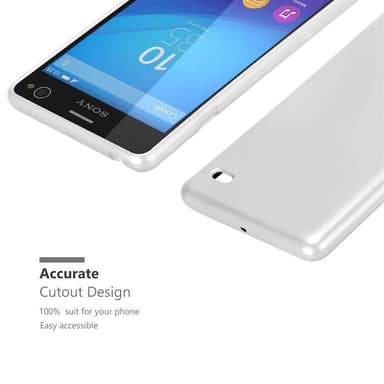 Sony Xperia C4 Suojakuori Kotelo (Hopea)
