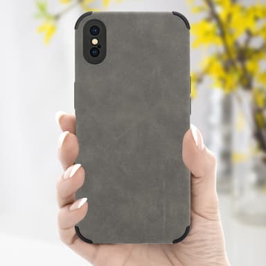 iPhone X / XS Suojakuori Case Kotelo (harmaa)