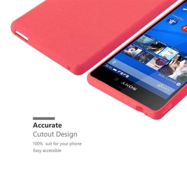 Suojakuori Sony Xperia M4 AQUA Kotelo (Punainen)