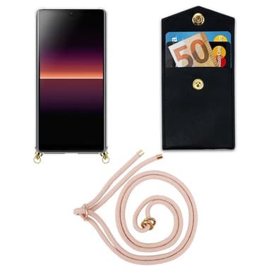 Sony Xperia L4 Suojakuori Kotelo (Vaaleanpunainen)