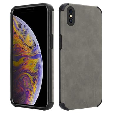 iPhone X / XS Suojakuori Case Kotelo (harmaa)