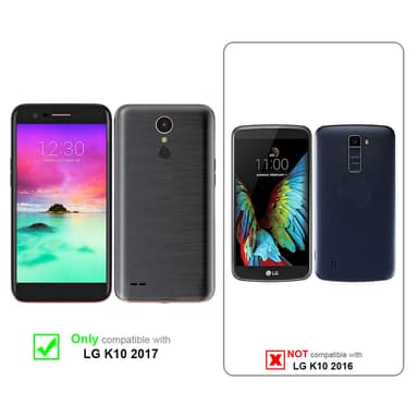 LG K10 2017 Suojakuori Kotelo (Vaaleanpunainen)