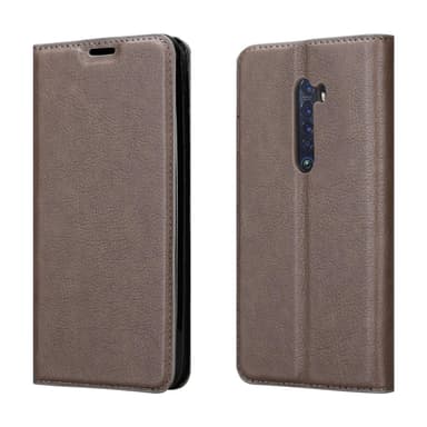 Oppo Reno2 Z Suojakuori Lompakkokotelo (Ruskea)