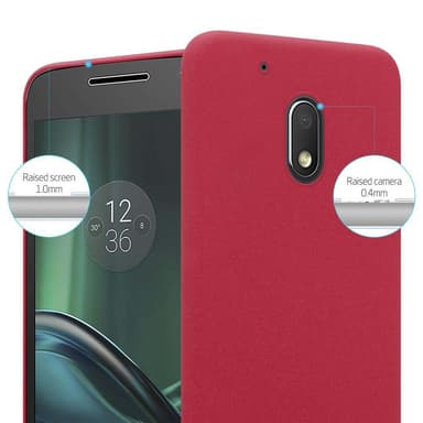 Motorola MOTO Z PLAY Suojakuori Kotelo (Punainen)