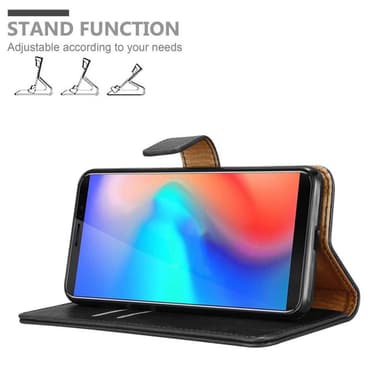 Cubot J3 PRO Suojakuori Lompakkokotelo (Musta)