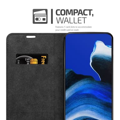 Oppo Reno2 Z Suojakuori Lompakkokotelo (Ruskea)