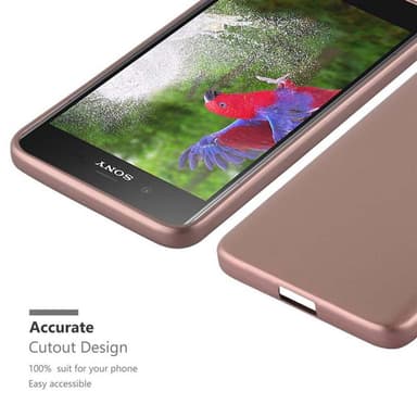 Sony Xperia XZ1 Suojakuori Kotelo (Vaaleanpunainen)