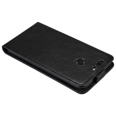 Honor 8 PRO Suojakuori Lompakkokotelo (Musta)