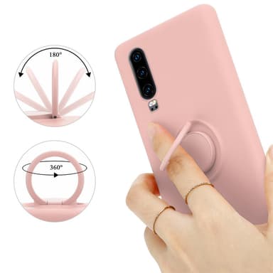 Huawei P30 Suojakuori Kotelo (Vaaleanpunainen)