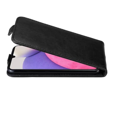 Samsung Galaxy A33 5G Suojakuori Lompakkokotelo (Musta)