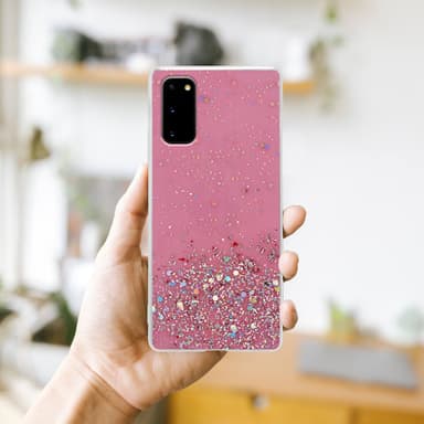 Samsung Galaxy S20 Suojakuori Kotelo (Vaaleanpunainen)