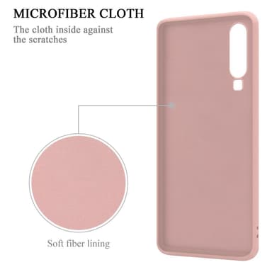 Huawei P30 Suojakuori Kotelo (Vaaleanpunainen)