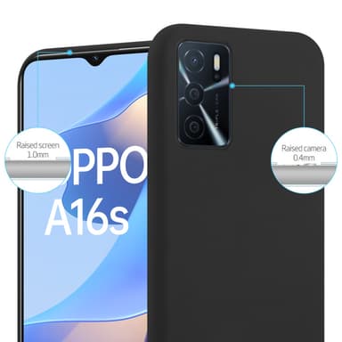 Suojakuori Oppo A16s / A54s Kotelo (Musta)