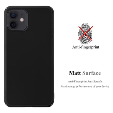 iPhone 12 PRO MAX Suojakuori Kotelo Cover (Musta)