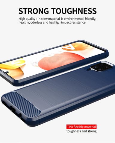 Suojakuori Samsung Galaxy A12 / M12 Kotelo (Sininen)
