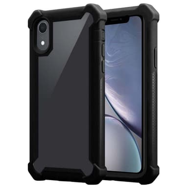 iPhone XR Suojakuori Kotelo (Musta)