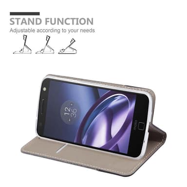 Motorola MOTO Z Suojakuori Lompakkokotelo (harmaa)