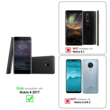 Lompakkokotelo Nokia 6 2017 Case (Turkoosi)