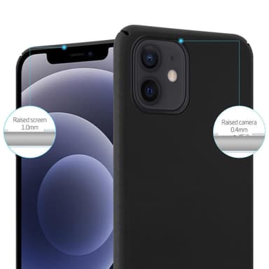 iPhone 12 PRO MAX Suojakuori Kotelo Cover (Musta)