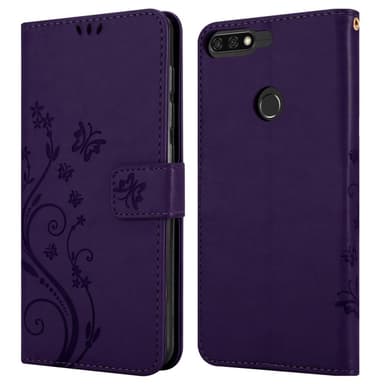 Honor 7C / Huawei Y7 2018 Suojakuori Lompakkokotelo