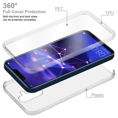 Huawei MATE 20 LITE Suojakuori Cover (Läpinäkyvä)