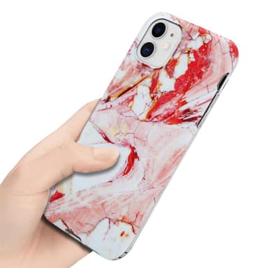 iPhone 11 Suojakuori Lompakkokotelo (Vaaleanpunainen)