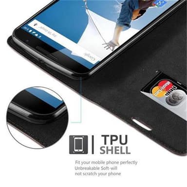 Motorola Google NEXUS 6 Suojakuori Lompakkokotelo