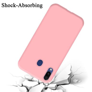 Samsung Galaxy M20 Suojakuori Kotelo (Vaaleanpunainen)
