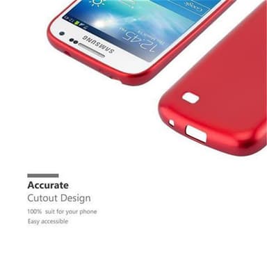 Samsung Galaxy S4 MINI Suojakuori Kotelo (Punainen)