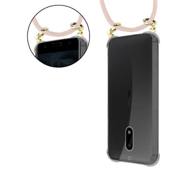 Nokia 6 2017 Suojakuori Kotelo (Vaaleanpunainen)