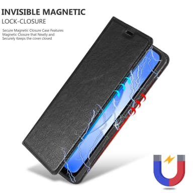Blackview A52 Suojakuori Lompakkokotelo (Musta)