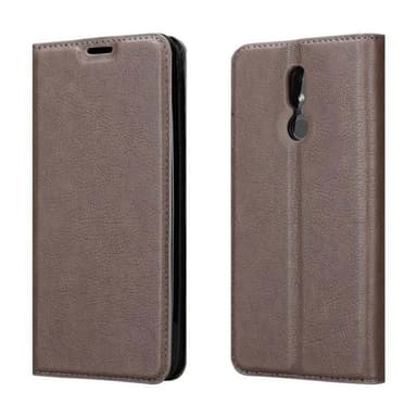 Nokia 3.2 Suojakuori Lompakkokotelo (Ruskea)