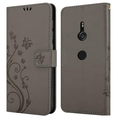 Sony Xperia XZ3 Suojakuori Lompakkokotelo (harmaa)