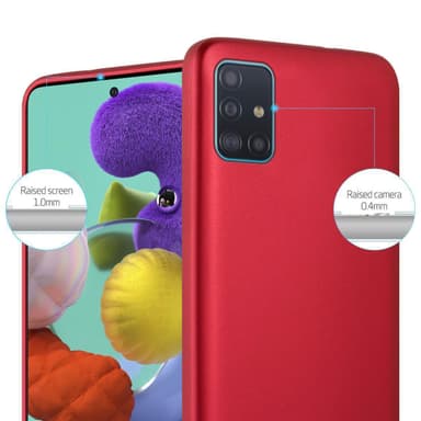 Samsung Galaxy A51 5G Suojakuori Kotelo (Punainen)